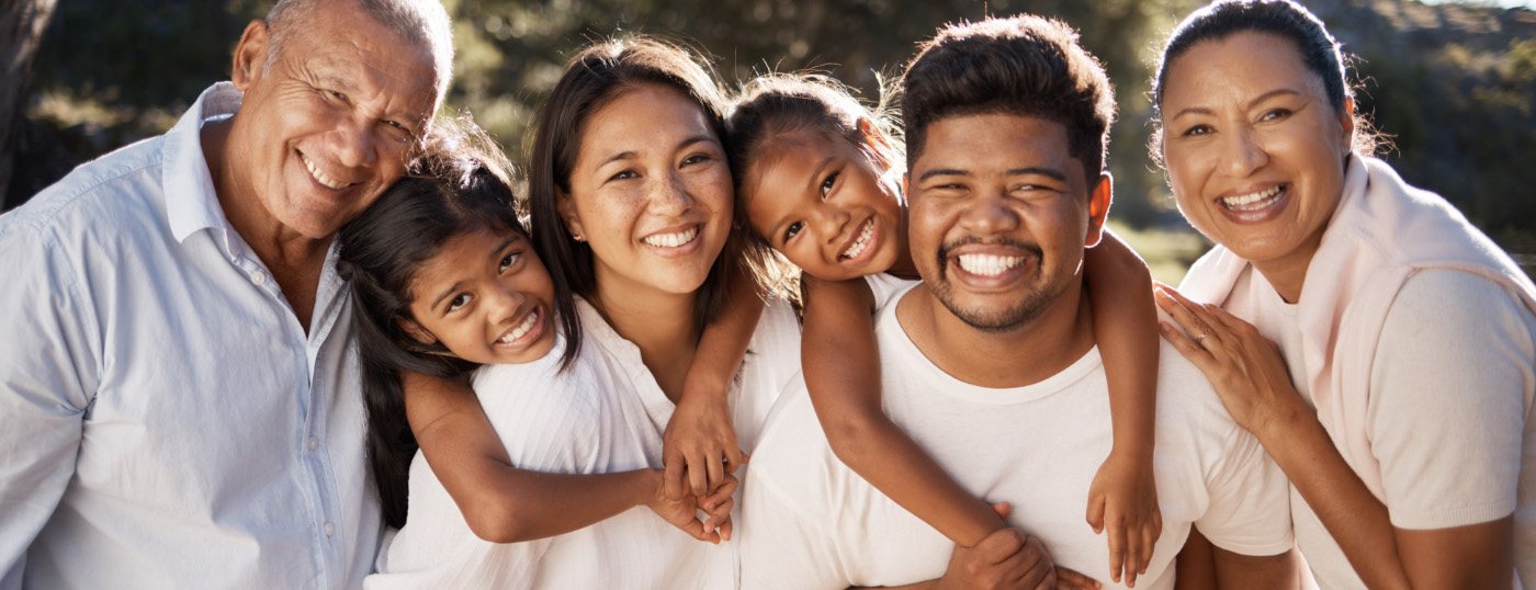 smiling family